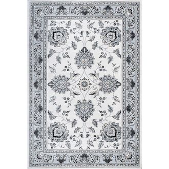 Jonathan Y Designs Cherie French Cottage Area Rug in Cream/light Gray at Nordstrom, Size 4Ft 0In X 6Ft 0In