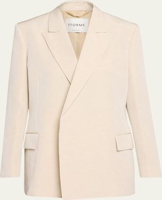 FFORME Winslow Double-Breasted Linen Jacket