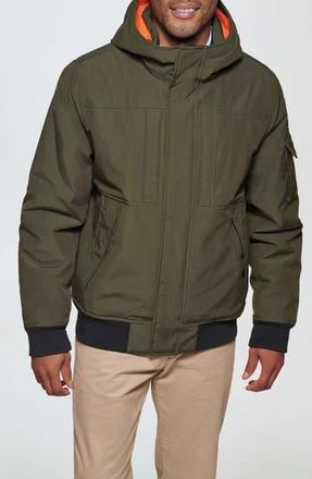 Tommy Hilfiger Arctic Hooded Bomber Jacket in Dark Forest at Nordstrom Rack, Size Xx-Large