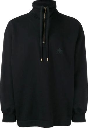 VETEMENTS Felpa con mezza zip - Nero
