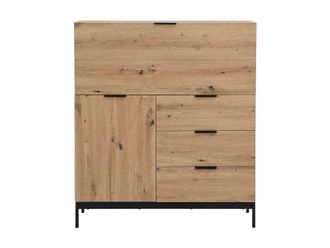 VENTE-UNIQUE.COM Escritorio secreter efecto madera color natural claro