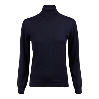 Stenstr&ouml;ms Silja Rollneck - Dames - Coltruien - Blauw - 2XL - Wol - Truien & Vesten