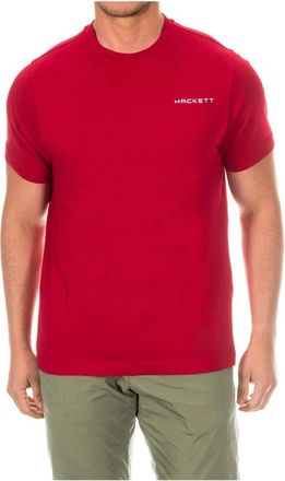 Hackett T-Shirts - Heren - T-shirts - Rood - L - Katoen - Tops