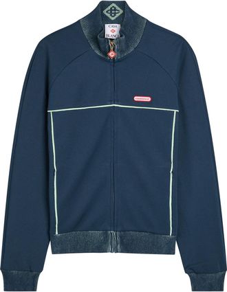 Casablanca Casablanca Tricot Logo Jersey Track Jacket - Navy - M