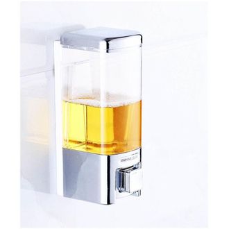Trade Shop Trade Shop - Dispenser Erogatore Per Sapone Liquido Contenitore A Muro Casa Hotel 500 Ml