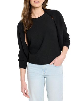 Nic+Zoe Nic+Zoe Cashmere-Blend Shrug Cardigan