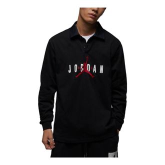 Nike Jordan Air Jordan SS23 Jumpman Logo Polo Shirt Black DV7655-010