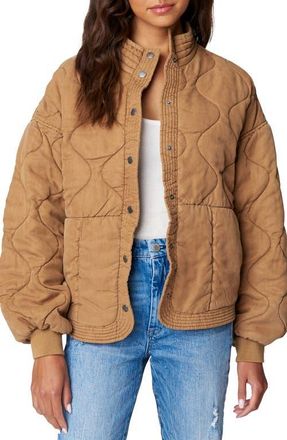 Blank NYC Quilted Jacket in Chai Tea at Nordstrom, Size X-Small