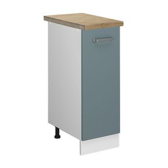 Vicco Armario De Farmacia R-line, Gris Azulado, 30 Cm, Et Roble