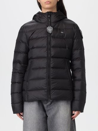 Blauer Piumino Blauer in nylon trapuntato con cappuccio