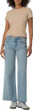 Kut from the Kloth Meg Seam Detail Jeans In Imagination Wash