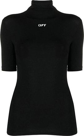 Off-white TOP - Dames - T-shirts - Zwart - XS - Tops