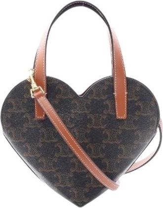 Celine Pre-owned Teen CO Handbag - Dames - Vintage Mini Tas - Bruin - ONE Size - Leer - Vintage