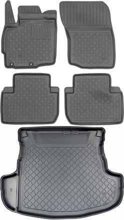 OEM Mitsubishi Outlander Iii Suv Desde Septiembre De 2012. Juego De Alfombrillas Para Coche Y Maletero