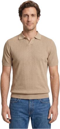 People of Shibuya Razuberi Polo - Heren - Polos - Beige - L - Katoen - Tops