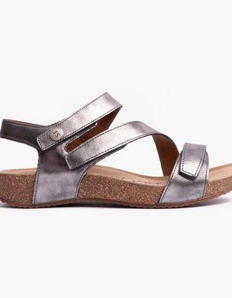 Josef Seibel Womens Josef Seibel TONGA 25 Womens Sandals Anthrazit - Silver - Size: 7