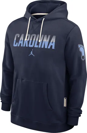 Nike Jordan Mens North Carolina Sideline Standard Issue Jordan Brand Dri-FIT College Pullover Hoodie in Blue | 0JAZ41SNCN-8DF