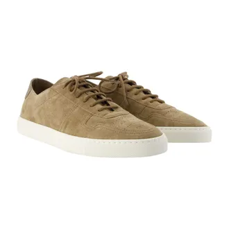 Common Projects Mens Deconstructed Suede Sneaker Khaki Calfskin