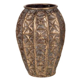 Wanderlust Deco Wanderlust Deco - Jarr&oacute;n De Metal Dorado 27x27x36.5