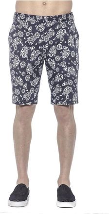 Pantaloni Torino Heren Bermuda Shorts in Gestreepte Stof - Heren - Korte Broeken - Veelkleurig - XL - Korte Broeken