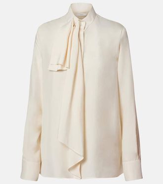 Givenchy Bow-detail silk blouse