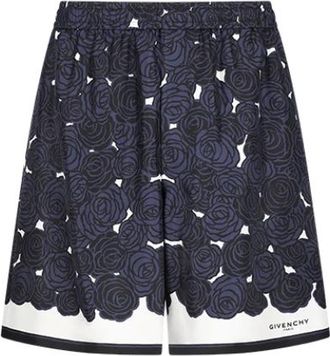 Givenchy Casual Shorts, male, Blue, Size: M Elasticated Belt Short