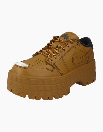 Nike Womens Nike Air Jordan 1 Brooklyn Low Womens Trainers HF3184 700 - Yellow - Size: 4.5