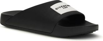 Givenchy Womens Black Rubber Sandals
