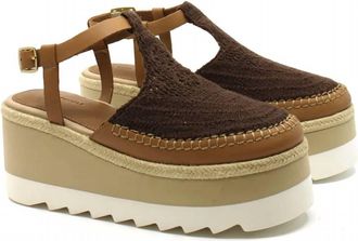 Free People Womens Morning In Mykonos Espadrille In Oak Combo