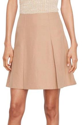 Vince Pleated A-Line Skirt in Sandshell at Nordstrom Rack, Size 10