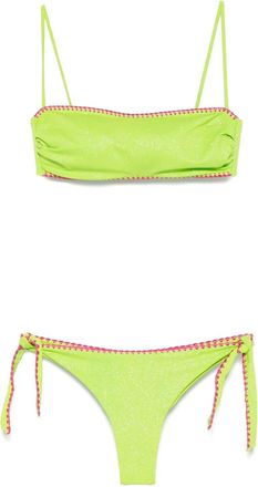 Twin-Set Bikini Bandeau Brazilian - Verde
