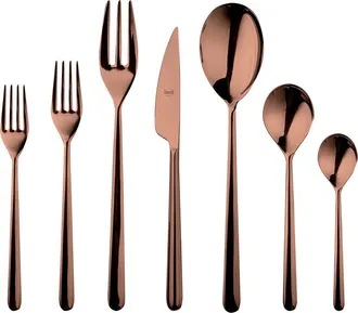 Mepra Linea Flatware Set - 32 Pieces in Bronze at Nordstrom