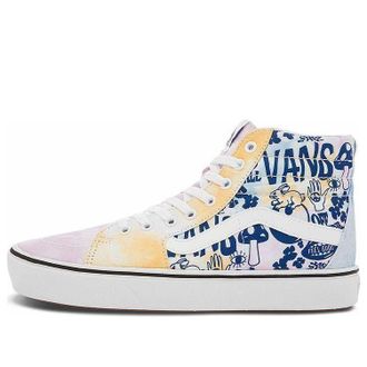 Vans SK8-HI Pastel Tie Dye Comfycush White Blue Pink VN0A7TNOB1Y