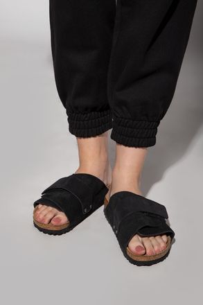 Birkenstock Kyoto Slides, Womens, Black
