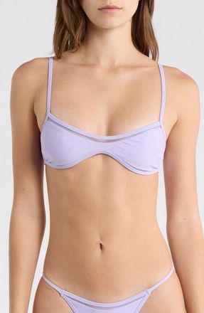 PacSun Sandra Bralette Bikini Top in Lavender at Nordstrom, Size X-Small