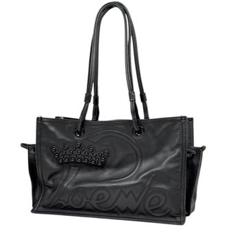 Loewe Black Leather Tote Bag (Pre-Owned)