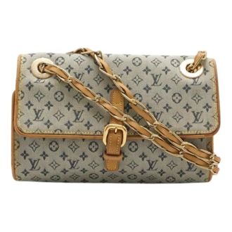 Louis Vuitton Pre-owned Canvas Shoulder Bag - Dames - Pre-owned - Blauw - Maat: ONE Size