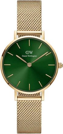 Daniel Wellington Womens DW00100479 Ladies Petite Emerald Gold 28mm Watch - One Size