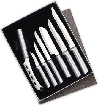 Rada 7 Piece Starter Knife Set Part 2 with Gift Box in Silver at Nordstrom