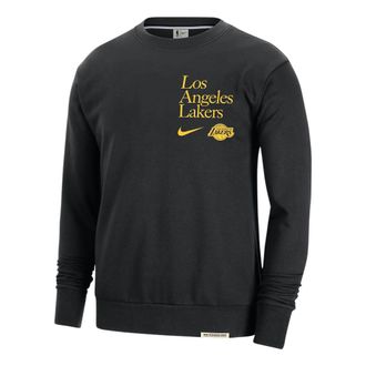 Nike x NBA Los Angeles Lakers Crew-Neck Sweatshirt Black FD8654-010