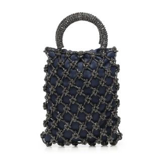 Rosantica Mini Bags, female, Blue, Size: ONE SIZE Crystal-embellished Tote Bag