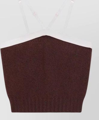 Prada cashmere wool tank top