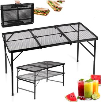 OEM Mesa Plegable Extensible Para Turista, Mesa De Jard&iacute;n/camping 2 En 1, 120x60