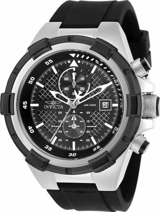 Invicta IN-28095 Mens Aviator Watch - Silver - One Size