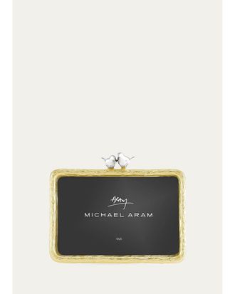 Michael Aram Lovebirds Silver & Gold Frame, 4 x 6