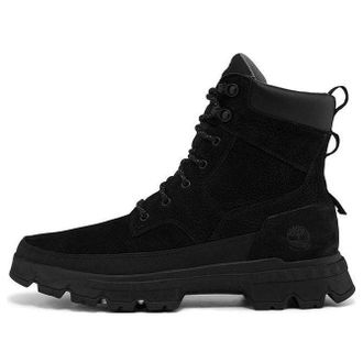 Timberland Originals Ultra Wide Fit Waterproof Boots Jet Black Barefoot Buffed A44SSW