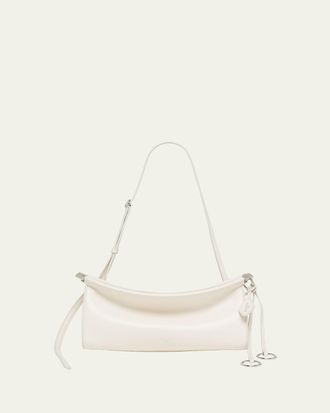 Alaia Le Click Small Shoulder Bag in Glossy Leather
