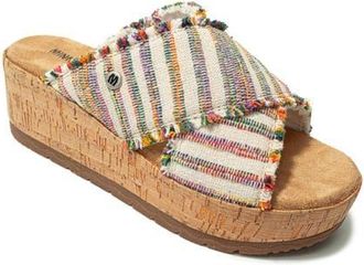 Minnetonka Posey Wedge Sandal in Fiesta Stripe at Nordstrom, Size 11