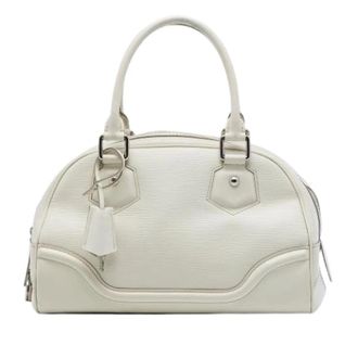 Louis Vuitton Pre-owned Bowling Montaigne PM - Dames - Vintage Handtas - Wit - ONE Size - Vintage