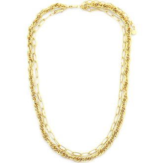 Panacea Layered Chain Necklace in Gold at Nordstrom Rack